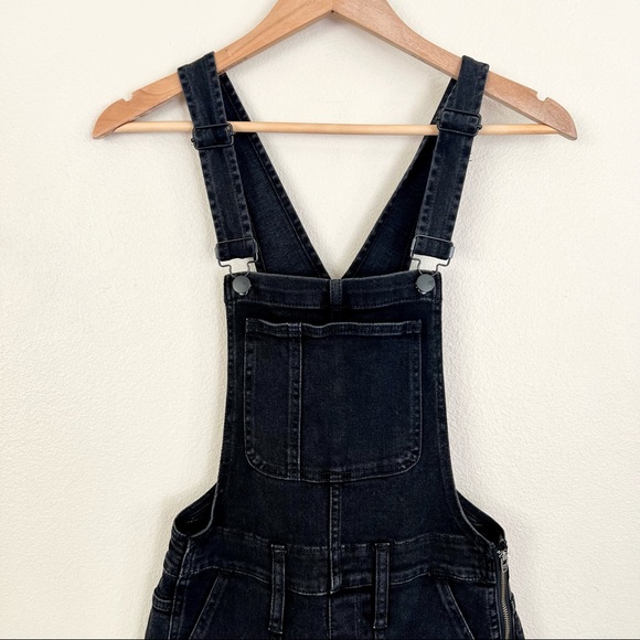 Madewell Pants & Jumpsuits Madewell Skinny Denim Overalls Jumpsuit In Washed Black Poshmark